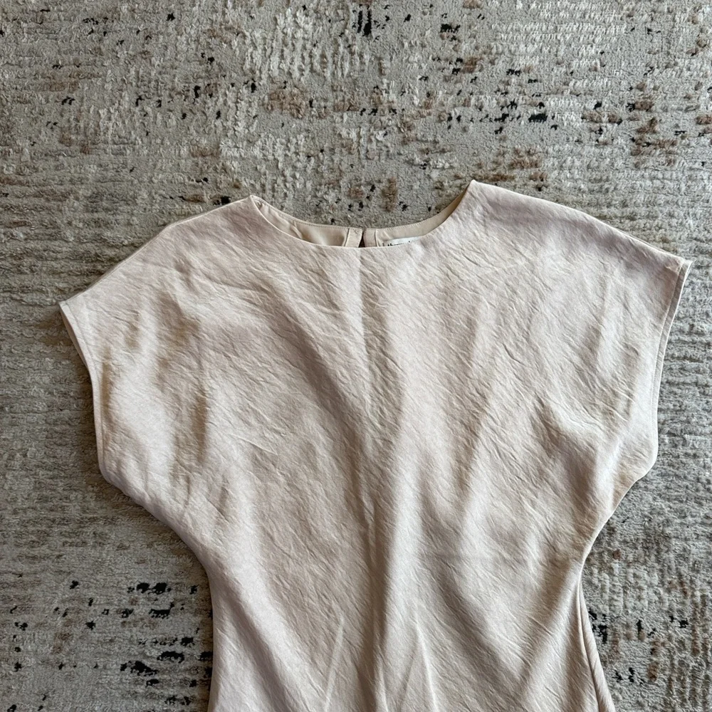 Abercrombie & Fitch Crinkle Satin maxi dress - Picture 5 of 9